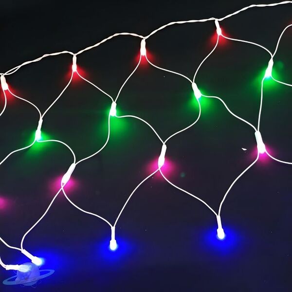 Pisca Pisca 144 Leds Rede Colorido Rgb Natal 1,5m 110v