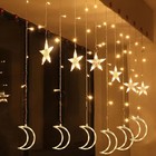 Pisca Pisca Cascata Natal Lua Estrela Natalino 8 Funçoes Bran