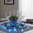 Pisca Pisca Led Cordão 10 Mt 100 Lamp Formato Gota Cor:azul