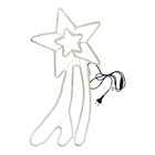 Pisca Pisca Led Estrela Cadente Natal Mangueira 72cm