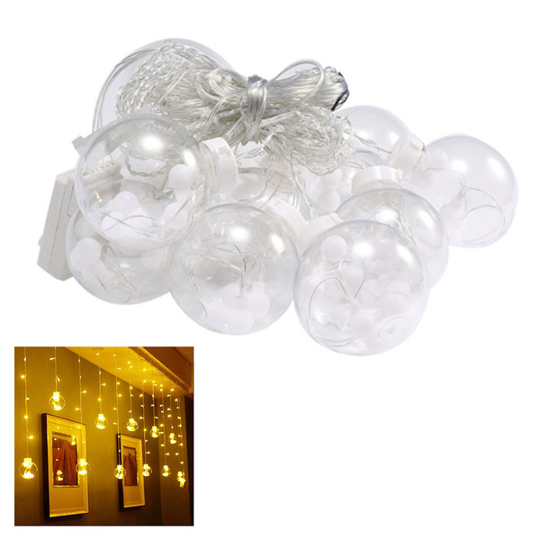 Pisca Pisca Natal 12 Bolas Natalino Super Led 3 Metros Contro