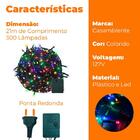 Pisca Pisca Natal Led Colorido 300 Lâmpadas 127v - Casambient