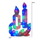 Pisca Pisca Vela 35 Leds Rgb Colorido 42cm De Altura Cbrn0661