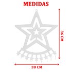 Pisca Solar Luzes Leds Colorido Cortina Estrela Forma Árvore