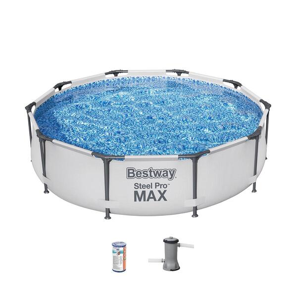 Piscina Bestway 4678 Litros Pro Max Estrutural Com Filtro 200