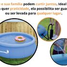 Piscina Borda Inflável Com Capa 2490l Importway