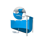 Piscina de Armar Retangular 1.662L Intex
