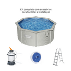 PISCINA ESTRUTURADA HYDRIUM 7.630L 220V