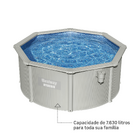 PISCINA ESTRUTURADA HYDRIUM 7.630L 220V