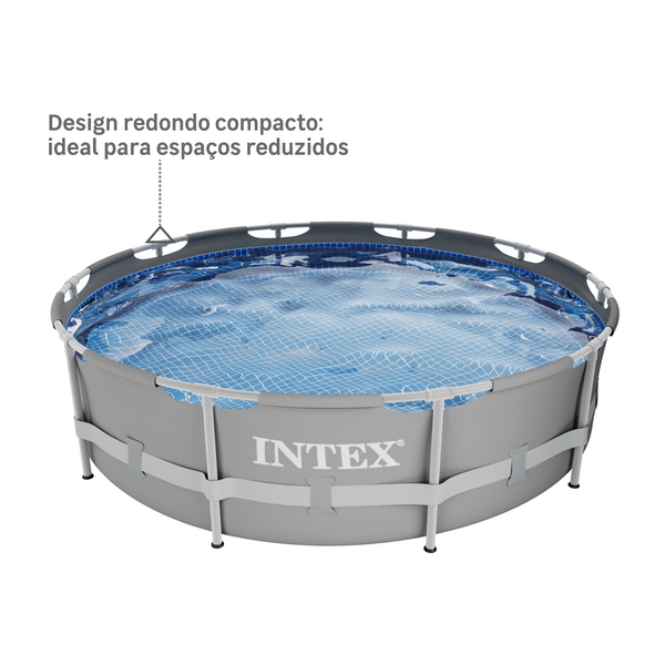 Piscina Estruturada Redonda 4.485L Prism Intex