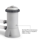 Piscina Estruturada Redonda 8.592L com Bomba 220V e Escada Prism Intex