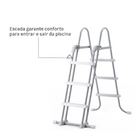 Piscina Estruturada Redonda 8.592L com Bomba 220V e Escada Prism Intex
