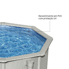 Piscina Estruturada Redonda Hydrium 7.630L Bomba 127V (110V) Bestway
