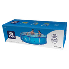 Piscina Estruturada Redonda Plástico 5.000L  Azul 76x305cm Belfix