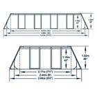 Piscina Estrutural 11532l Retangular Capa Escada Filtro 110v