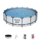 Piscina Estrutural 14970l Capa Escada Filtro 110v/220v Bestway