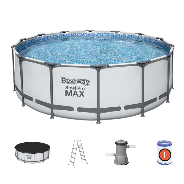 Piscina Estrutural 15.232 Litros Steel Pro Max Filtro + Capa