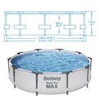Piscina Estrutural 4678 Litros com Filtro 220v Bestway