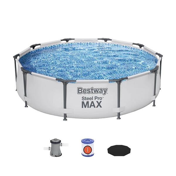 Piscina Estrutural 4678L Pro Max Com Filtro 110v e Capa 3,05m