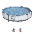 Piscina Estrutural 6473 Litros Pro Max Com Filtro 110v Bestway