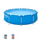 Piscina Estrutural 6473l Steel Pro Filtro 220v Bestway