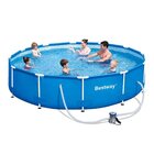 Piscina Estrutural 6.473 Litros Com Bomba Filtro 110v Bestway