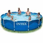 Piscina Estrutural 6.503 Litros Metal Frame Intex