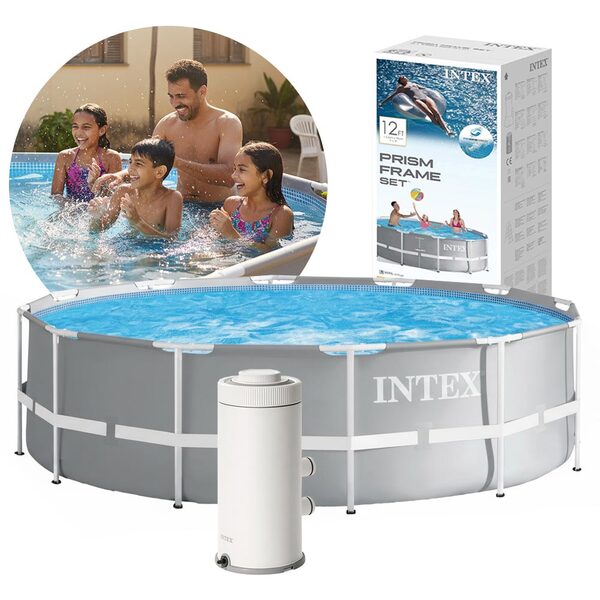 Piscina Estrutural 6.503l Prism Bomba Filtrante 110v Intex