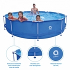 Piscina Estrutural Armação 6125 Litros Bomba Filtro E Capa Av