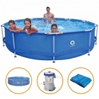 Piscina Estrutural Armação 6125 Litros Filtro Capa E Forro Av