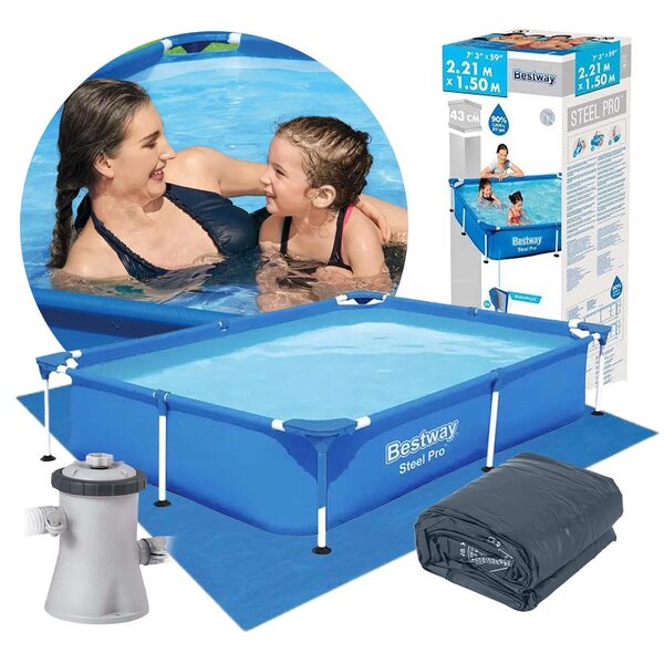 Piscina Estrutural Infantil 1.200 Litros Splash Juniors Com C