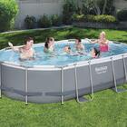 Piscina Estrutural Oval 7250L Com Escada e Filtro 110v Bestway