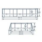 Piscina Estrutural Oval 7250L Com Escada e Filtro 220v Bestway