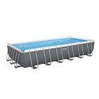 Piscina Estrutural Retangular 30045L Com Capa, Escada e Filtr