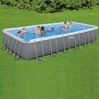 Piscina Estrutural Retangular 30045L Com Capa, Escada e Filtr