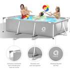 Piscina Estrutural Retangular 3701 Litros Com Forro Avenli Ji