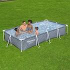 Piscina Estrutural Retangular 4000L Geometric Bestway