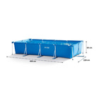 Piscina Estrutural Retangular 7.127 Litros Com Filtro Intex 1