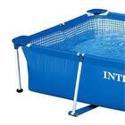 Piscina Estrutural Retangular 7.127 Litros Com Filtro Intex 1