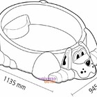 Piscina Infantil Em Plastico Aquadog Azul