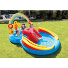 Piscina Infantil Inflável Intex 227l Com Playground Escorrega