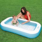 Piscina Infantil Inflável Retangular 90 Litros Intex
