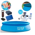 Piscina Inflável 5621l Intex C/ Filtro + Bomba + Forro + Capa