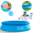 Piscina Inflável 7290 Litros Easy Set Intex + Filtro