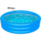 Piscina Inflável Circular Bestway Play 3 Anéis Verde 101l