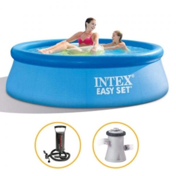 Piscina Inflável Easy Set 1.942 Litros Com Bomba + Filtro 220