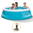 Piscina Inflável Easy Set 886 Litros + Bomba De Ar - Intex