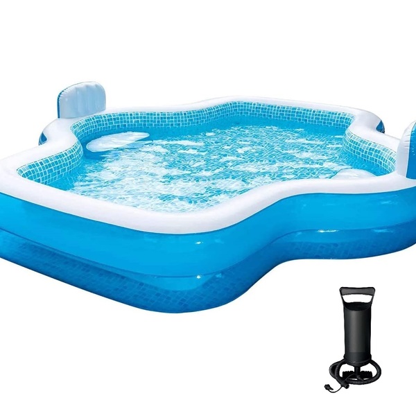 Piscina Inflável Familiar Premium Luxo Mosaico Com Encosto | Leroy Merlin