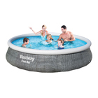 Piscina Inflável Fast Set 7.340 Litros Rattan Com Filtro 220v