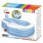 Piscina Inflável Infantil Com Cesta De Basquete 790l - Intex